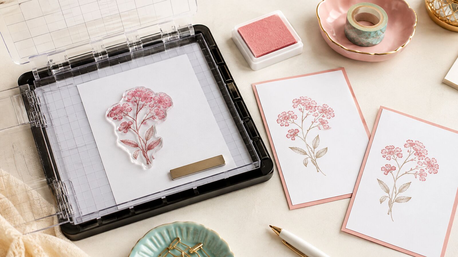 Beginner Stamping With a Stamp Platform: Your First Clean, Repeatable Card